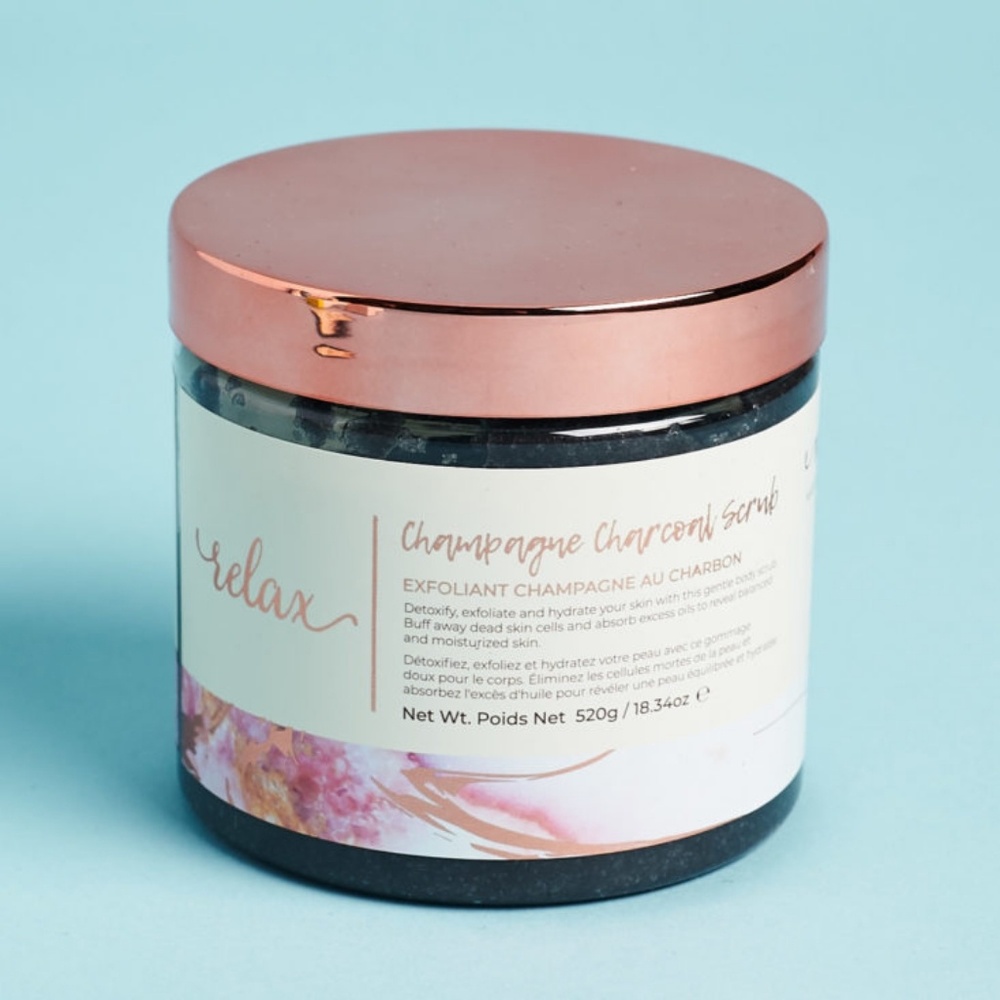 MANNA KADAR CHAMPAGNE CHARCOAL BODY SCRUB